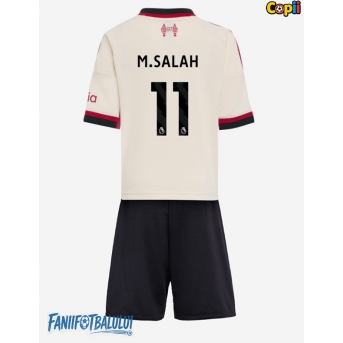 Liverpool Mohamed Salah #11 Echipament de Fotbal Replică 2025-26 Copii Deplasare (+ Șorturi)